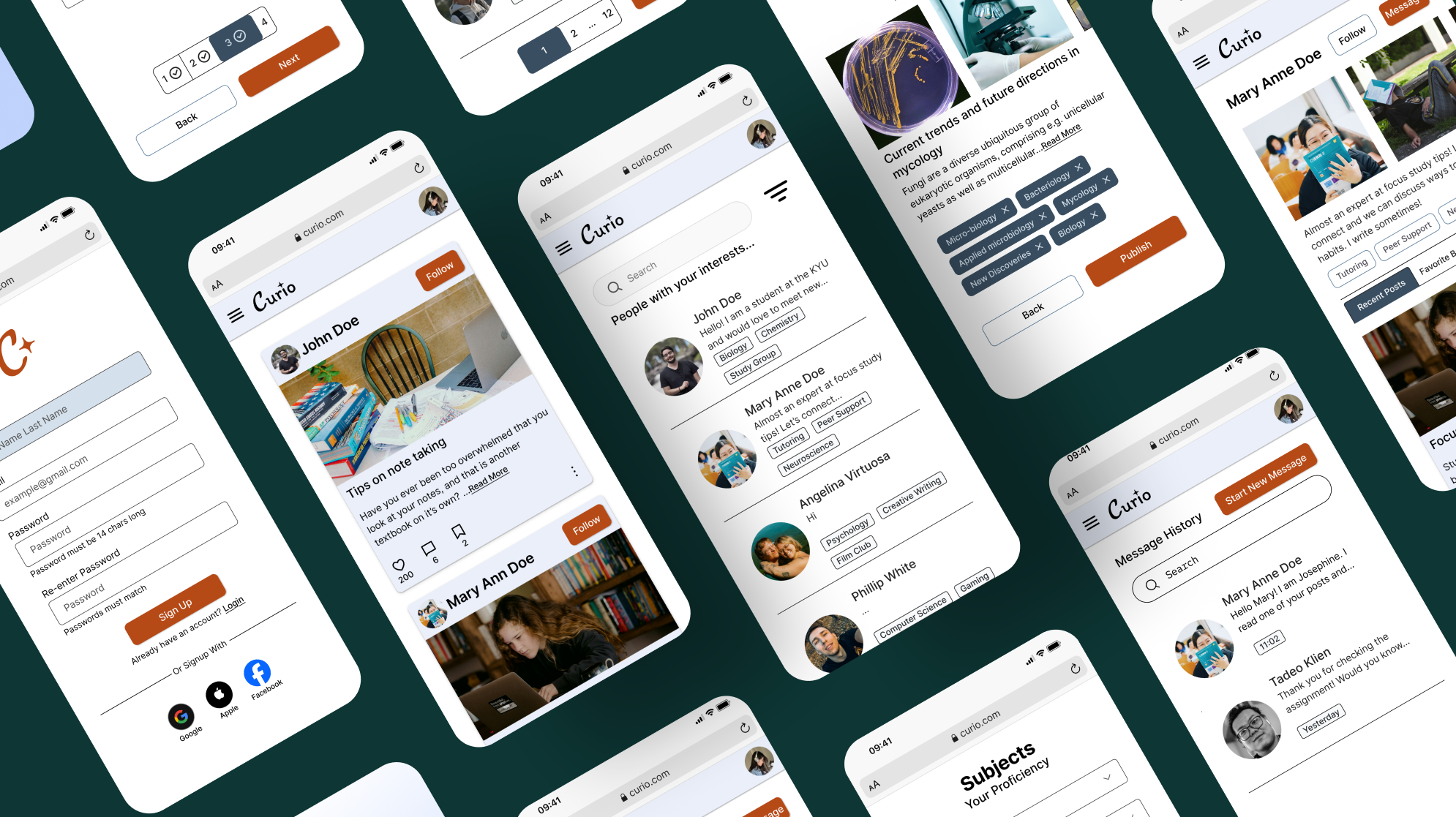 Final Prototype Screens