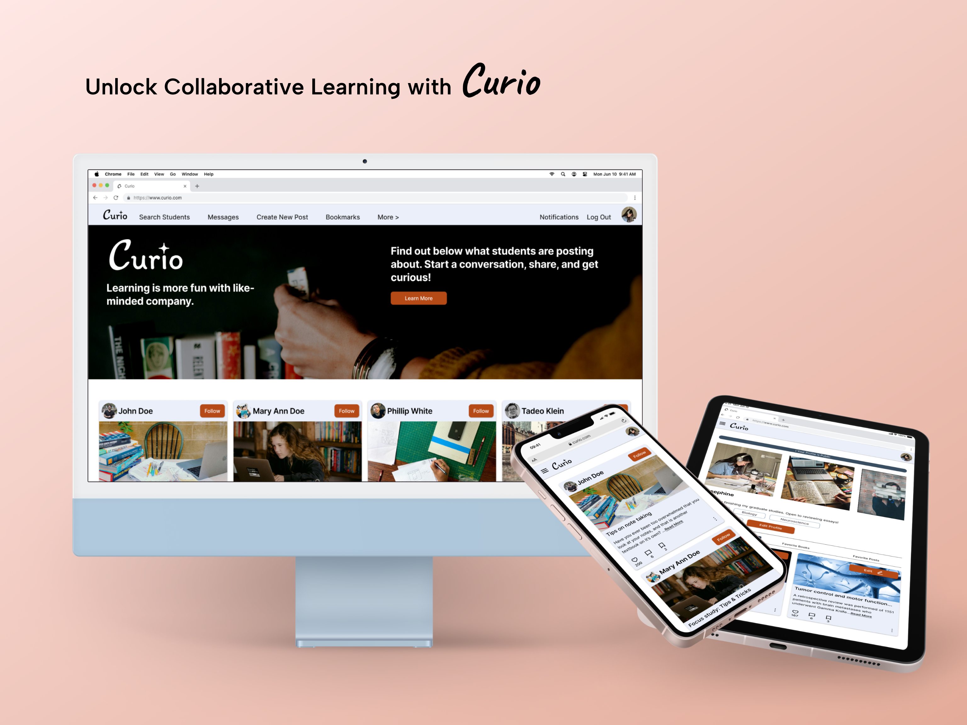 Cover image for Curio - Unlock Collaborative Learning
